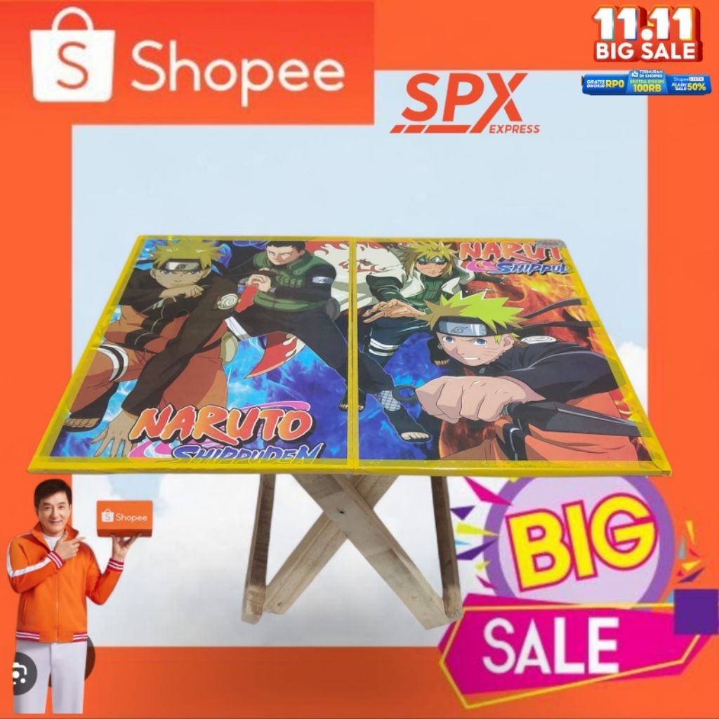 Meja belajar anak lipat, Meja belajar kayu lipat