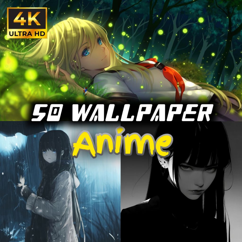 50 WALLPAPER ANIME HD 4K (Via Google Drive dan Siap Pakai)
