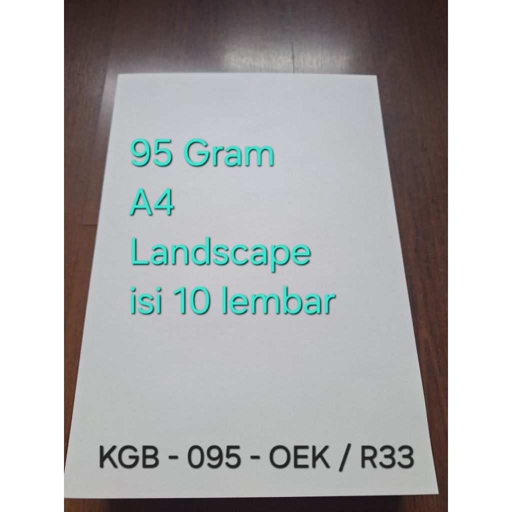 Kertas Ijazah / Sertifikat / Piagam 95 gram