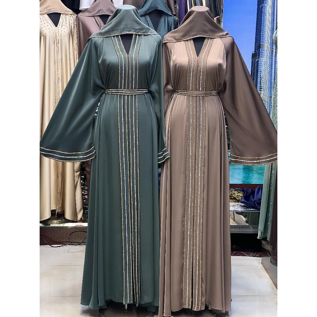 ABAYA DUBAI UMBRELLA / ABAYA ARAB/ OUTFIT DUBAI/ GAMIS DUBAI/ GAMIS LEBARAN IMPORT MAYUNG