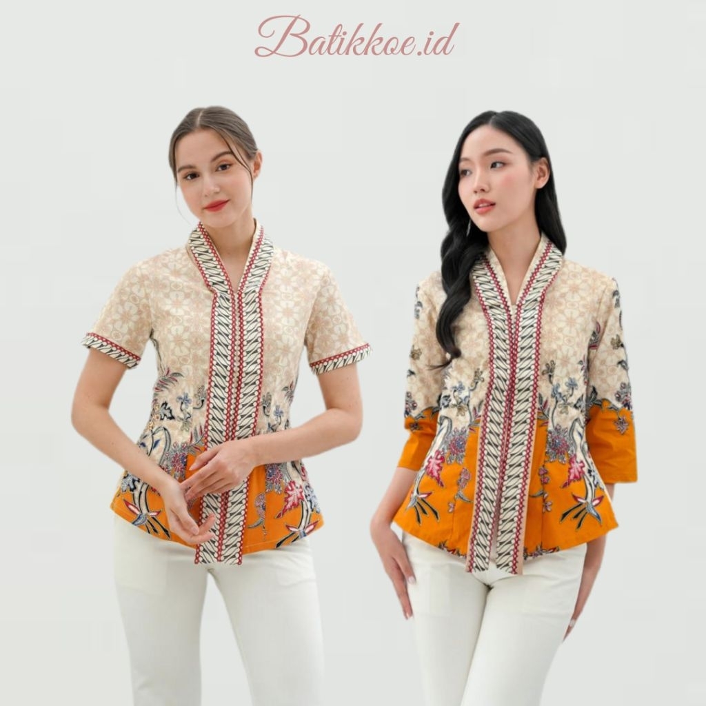 Atasan Batik 292 & 292P YOI / Blouse Batik Modern / Batik Couple /Batik Kekinian