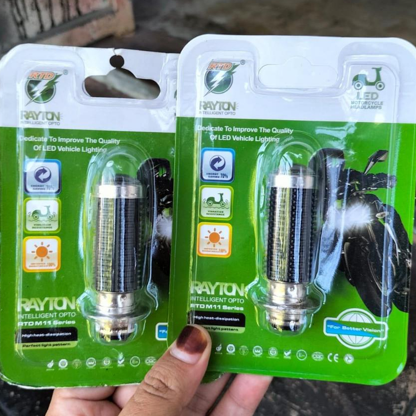 LAMPU LED H6 RTD MOTOR  BEBEK FOKUS 2 WARNA PUTIH KUNING RTD