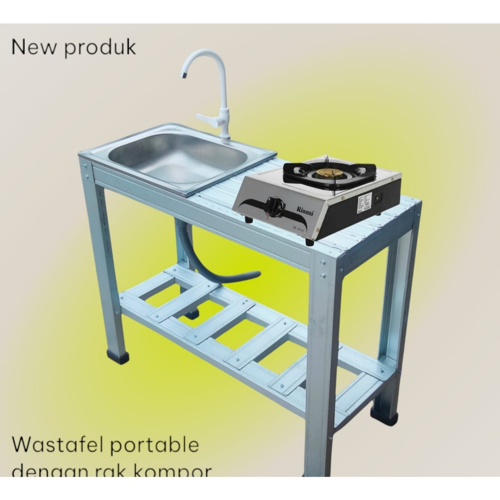 WASTAFEL/BAK CUCI  DAN TEMPAT KOMPOR SATU TUNGKU MULTIFUNGSI, HEMAT, KOKOH, PROTABLE