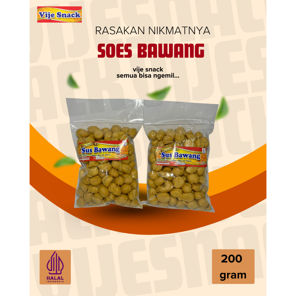 Soes Bawang Vije Renyah Murah – Snack Gurih untuk Teman Santai