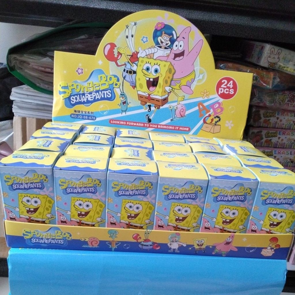 blind box gantungan kunci spongebob satuan