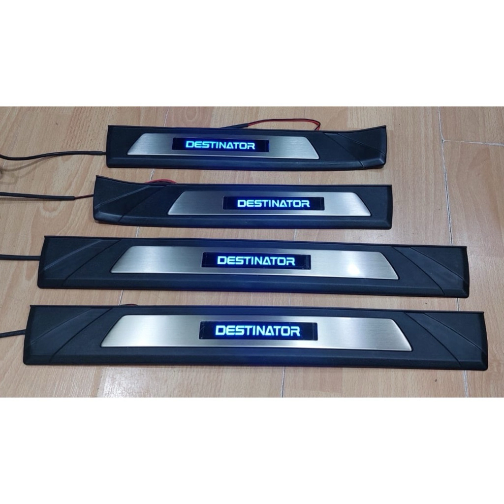 Sillplate Samping Mitsubishi Destinator LED Nyala Biru