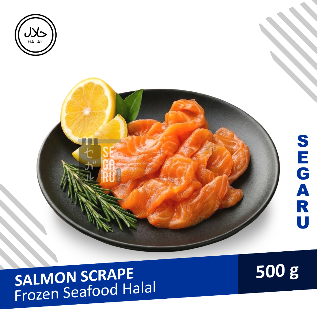 Salmon Scrape | Tetelan Ikan Salmon 500 gram