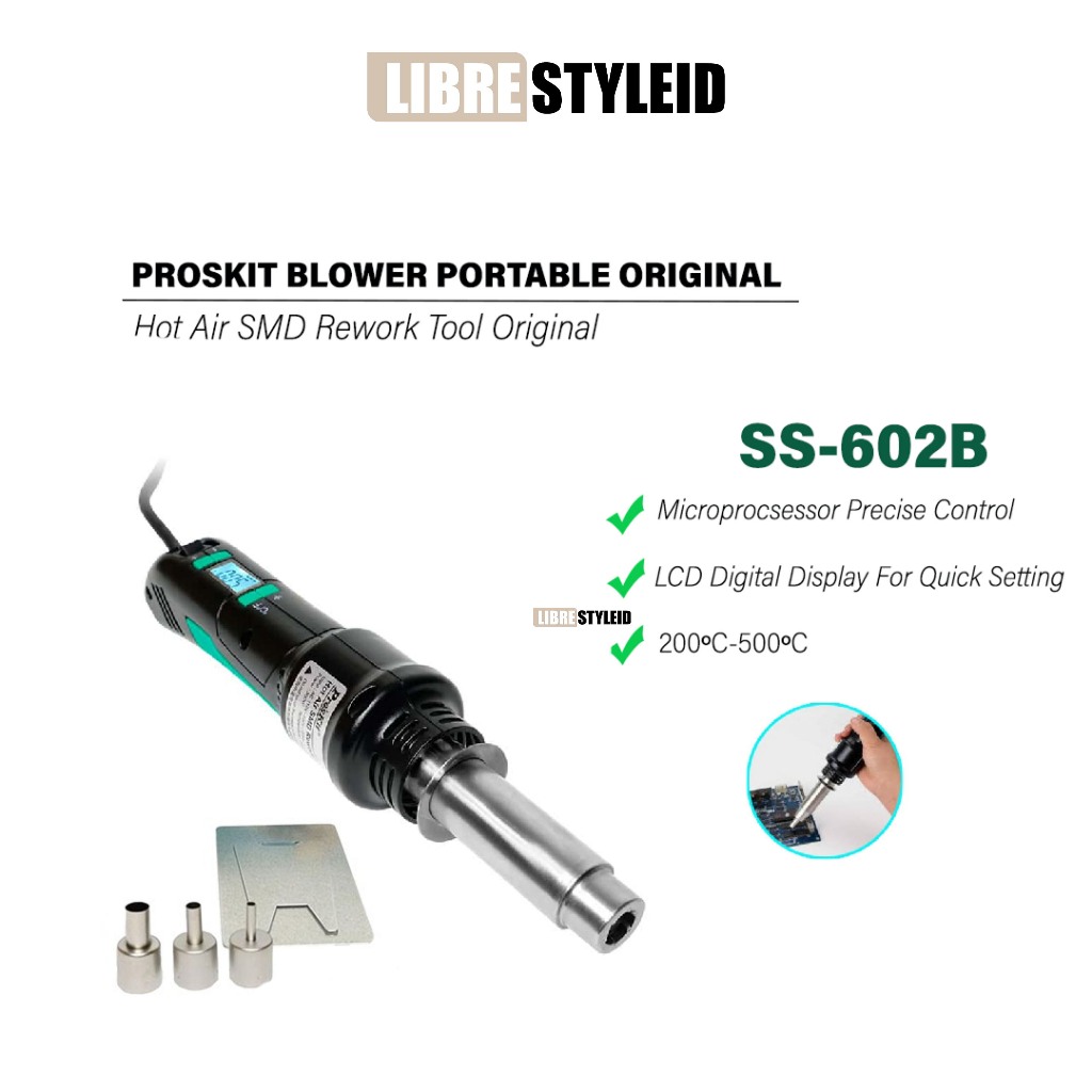 PROSKIT SS-602B Blower Portable - Hot Air SMD Rework Tool Original