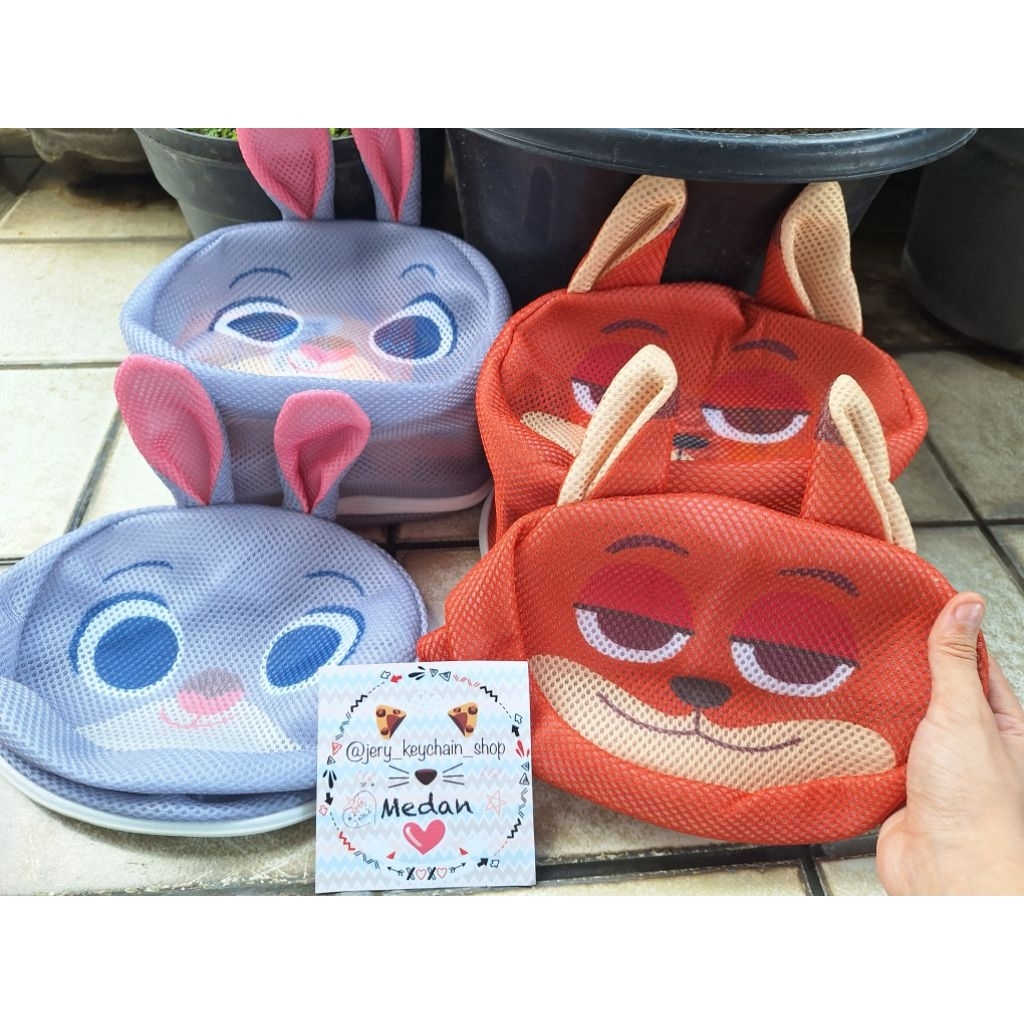 Zootopia Judy & Nick Laundry Bag Tas Laundry Nett Karakter Zootopia