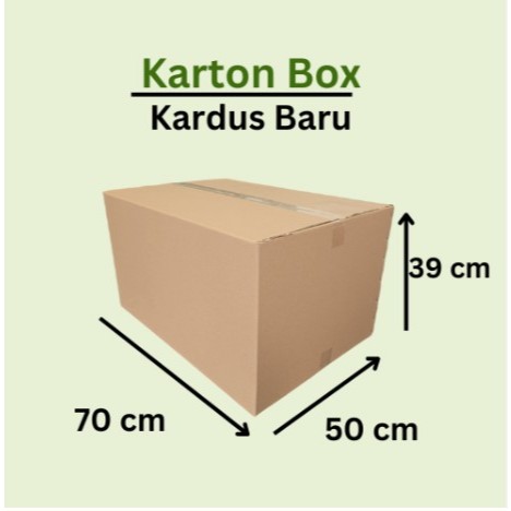 KARDUS PACKING 70x50x39 / dus polos serbaguna dus box gardus packing siap pakai dus polos