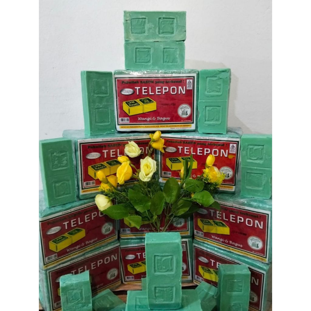 sabun batang cap telepon isi 5pcs