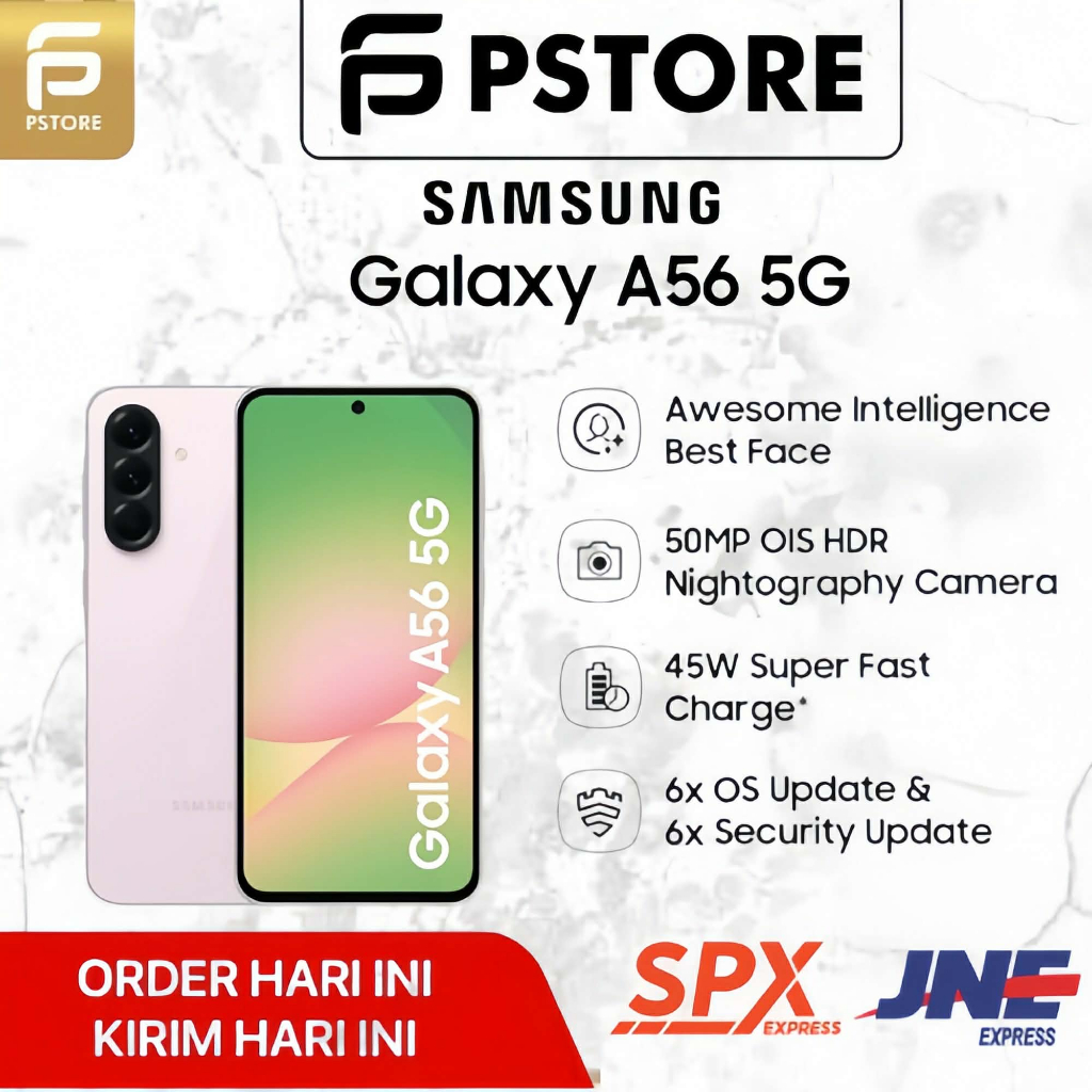 Pstore SAMSUNG A56 5G NEW GARANSI RESMI INDONESIA
