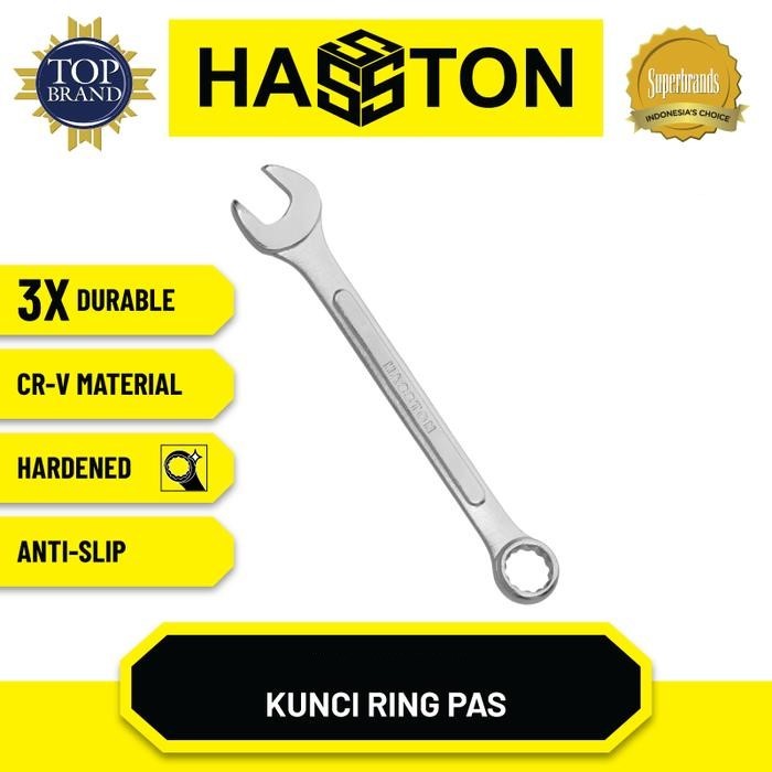 HASSTON PROHEX Combination Wrench Kunci Ring Pas Ringpas Tulang 27 - 42 mm