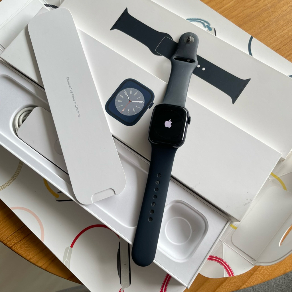 Apple Watch Series 8 41mm ex iBox Midnight Fullset Original