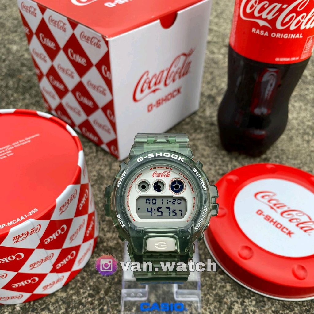 Casio Gshock × Coca Cola DW 6900CC23-3 / DW6900CC23-3 Coke Original
