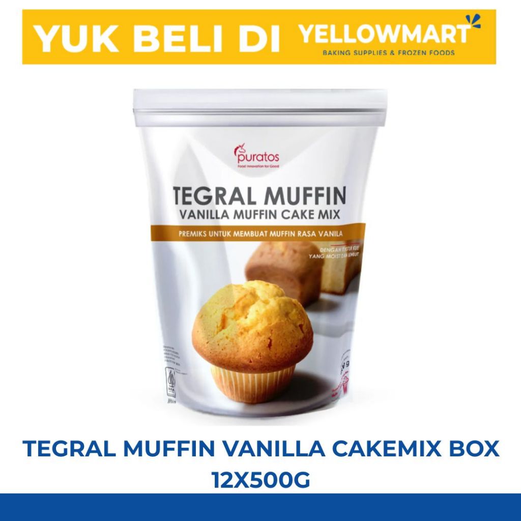 Puratos Tegral Vanilla Muffin Cake Mix 500gr