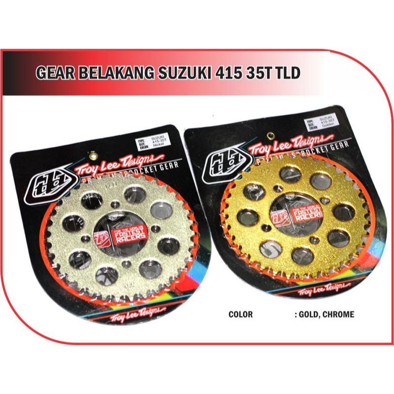 Gear Belakang Suzuki 415 35T 36T 37T 38T 39T 40T 41T 42T 43T 44T 45T Rear Gir TLD Indonesia