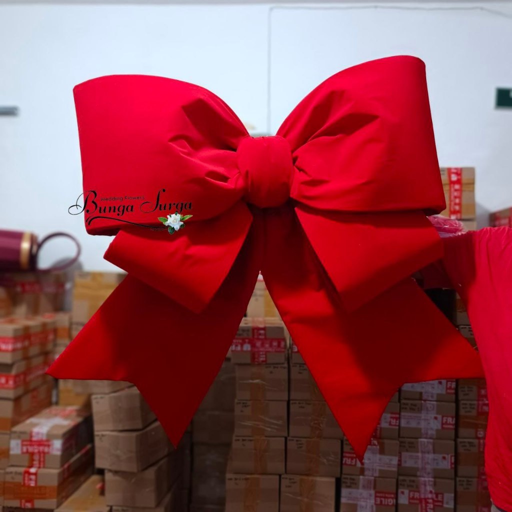 PITA BESAR GIANT BOW/PITA BESAR/PITA KADO/PITA  HADIAH MOBIL/PITA DOORPIZE/PITA DEKORASI