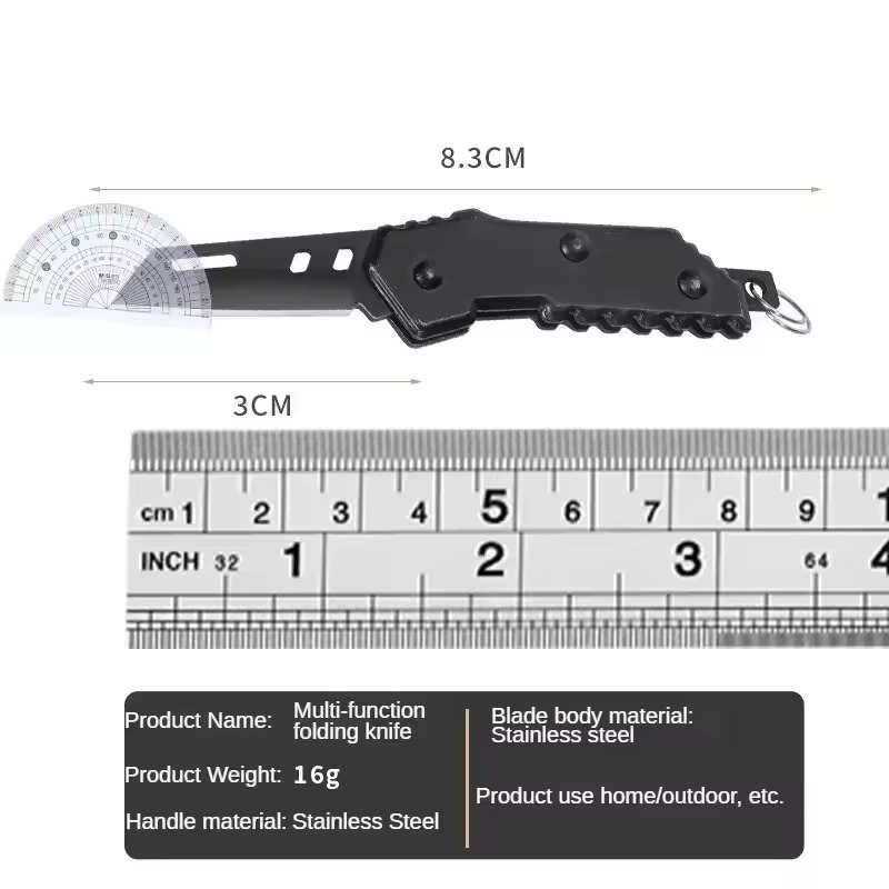 Pisau Saku Lipat Mini Portable Mudah Dibawa Aman Multifungsi Awet Jangka Panjang Aktivitas Outdoor C