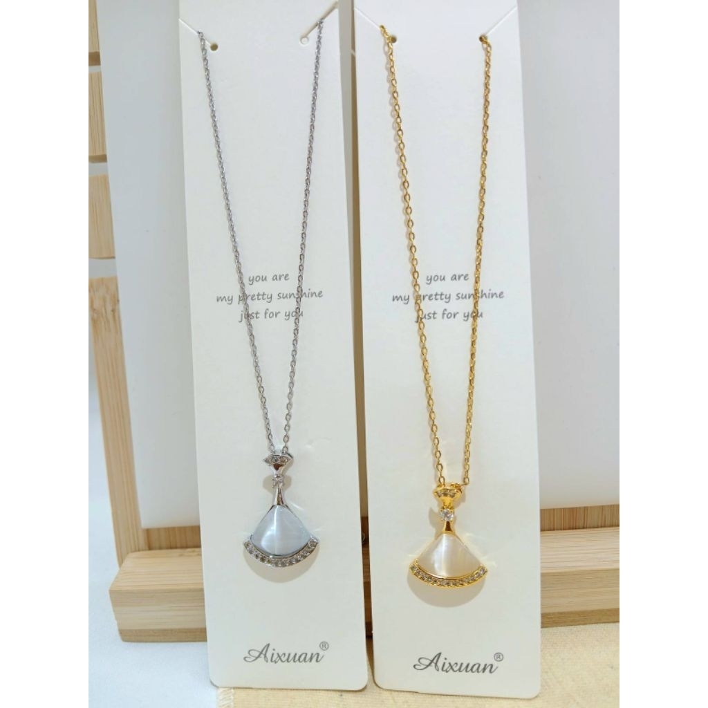 Kalung Titanium Asli Bandul Pixiu Premium Quality Anti karat Kalung Stainless steel ori 728