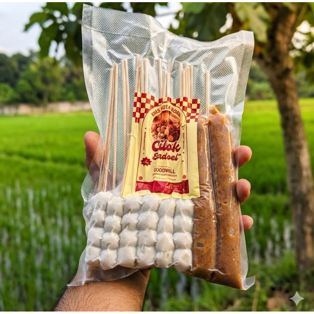 @BojongGedeBogor Sate Cilok Bumbu Kacang Premium Isi 20 Tusuk Frozen