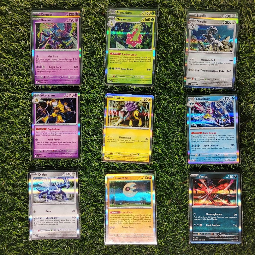 Kartu Pokémon TCG Indonesia Original Holo & Rare – Hisuian Zoroark, Snorlax, Gothitelle, Volcarona, 
