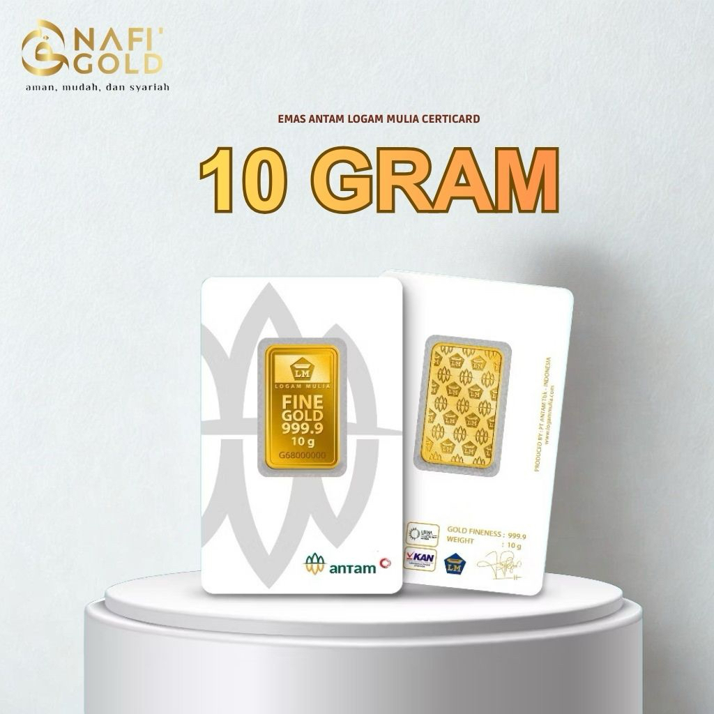 LM EMAS ANTAM 10 Gram, LOGAM MULIA TERBARU