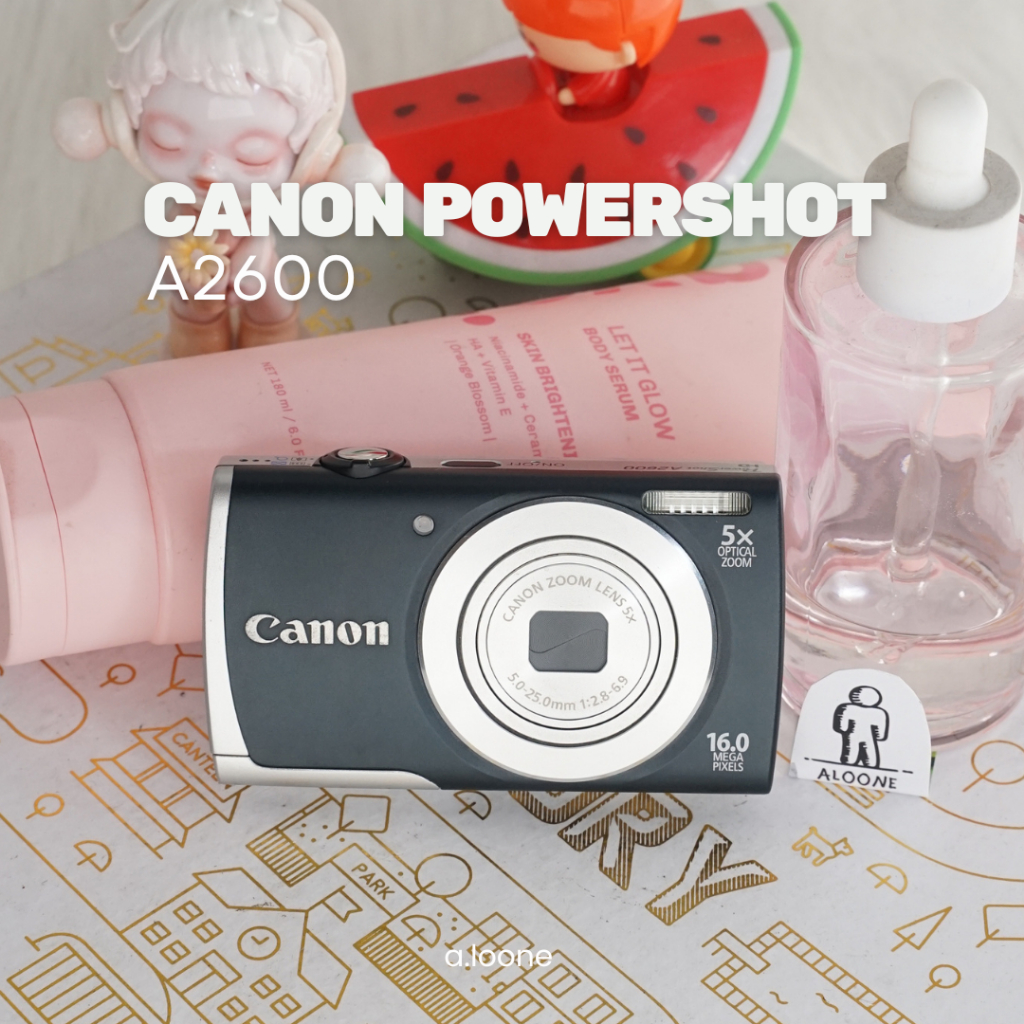CANON POWERSHOT A2600 DIGICAM BLACK — KAMERA POCKET DIGICAM