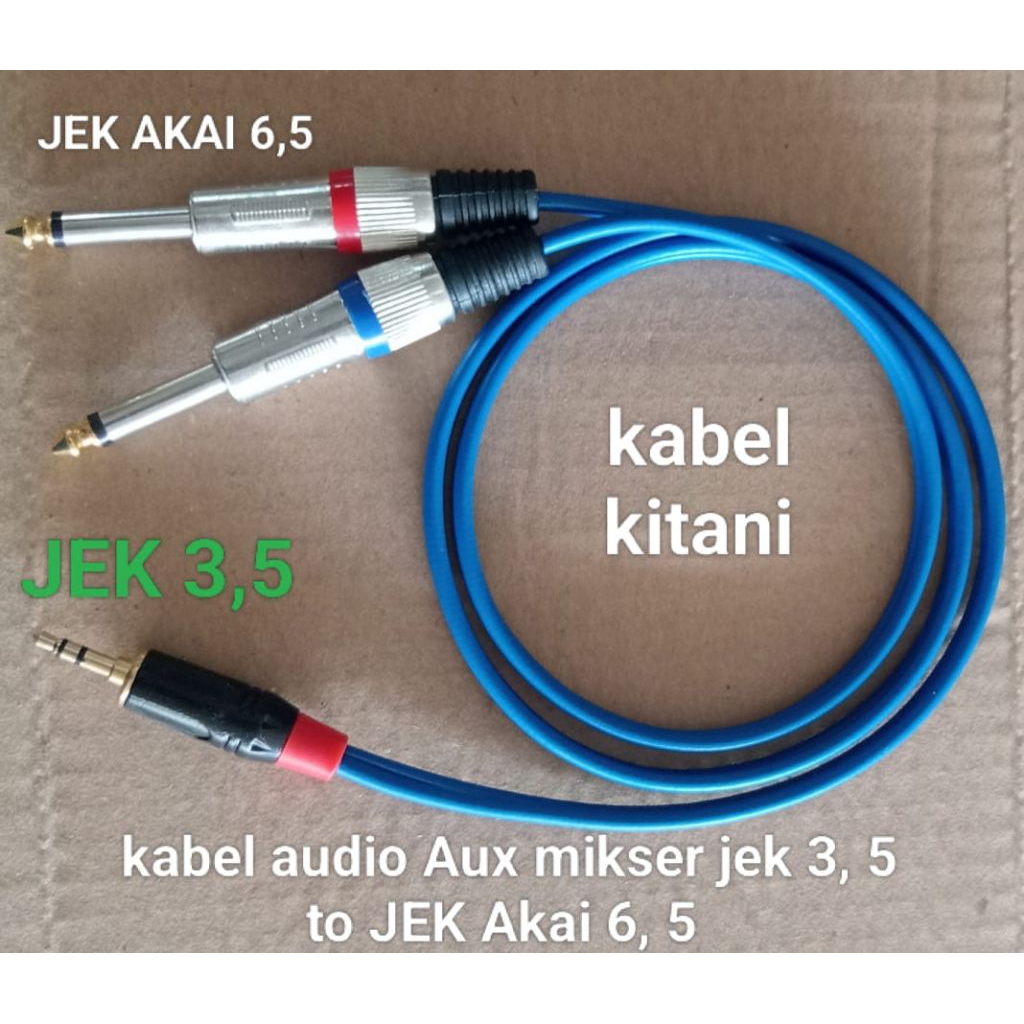 kabel audio jek hp ke mixser