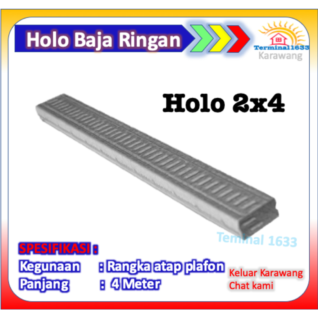 HOLO 2x4 BAJA RINGAN HOLO PLAFON HOLO PARTISI