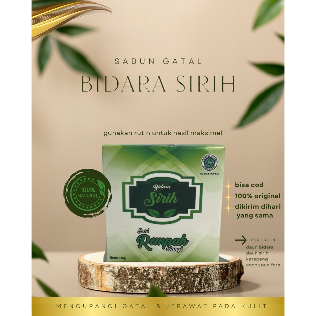 Sabun Bidara Sirih Atasi Gatal Kulit BPOM Halal