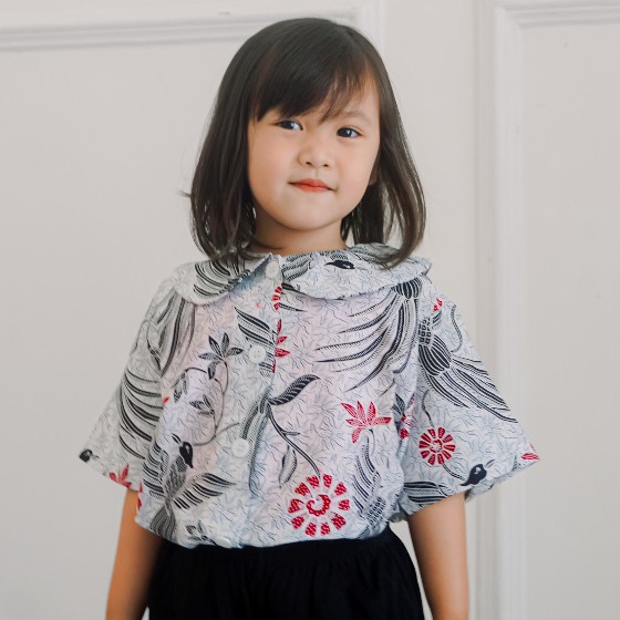 [Krisna Wahyu] Batik Atasan Anak Perempuan