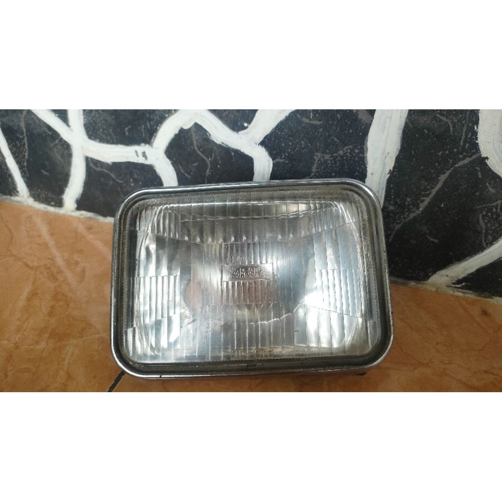 Reflektor set ring lampu depan Yamaha rx king tua rx king old 5t5 Ori