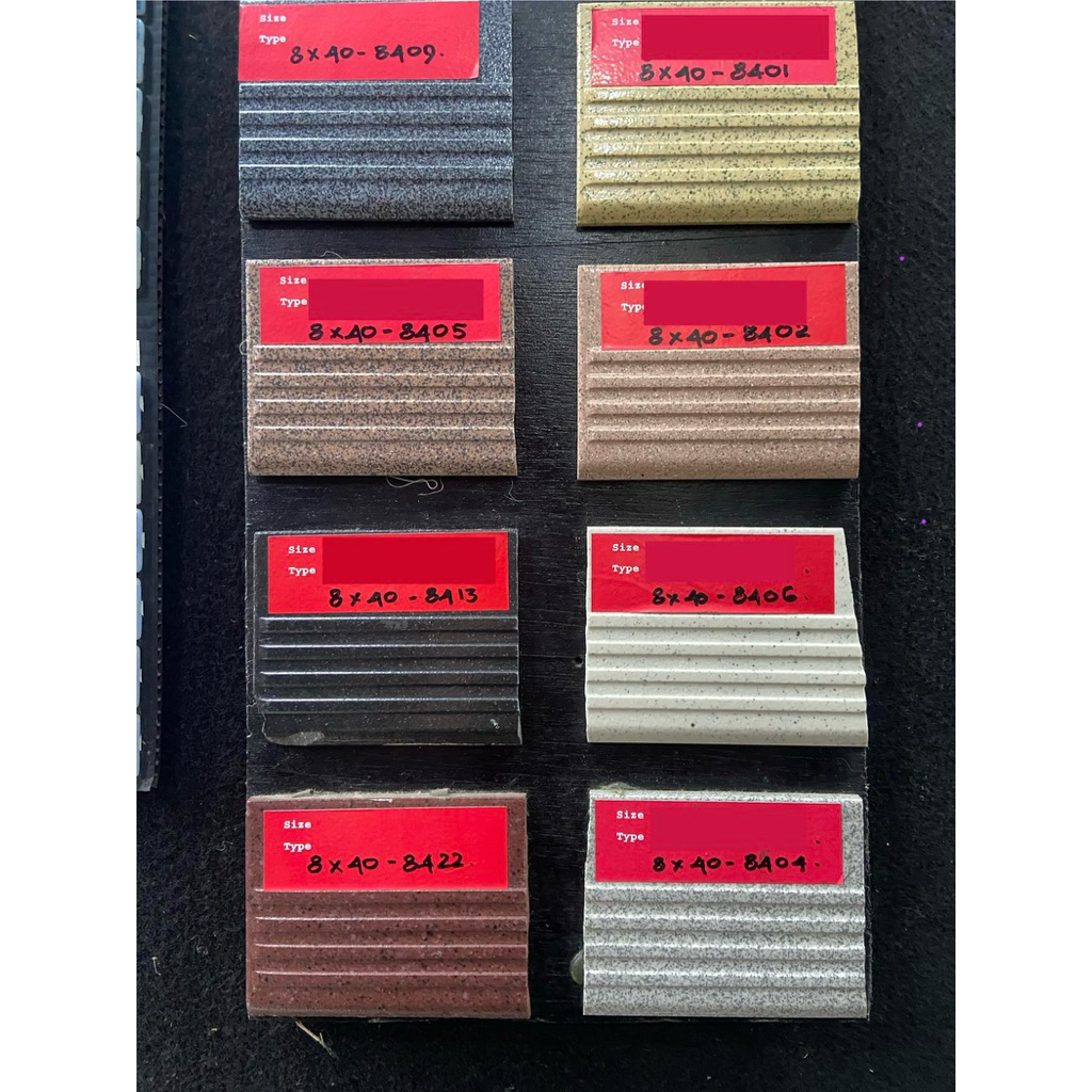 SINGRES STEPNOSING 8 x 40 CM GRANIT KERAMIK TANGGA ANTI SELIP ANTISLIP