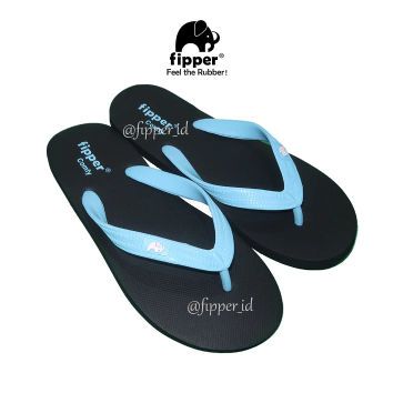 Fipper - Comfy Black / Blue Sky