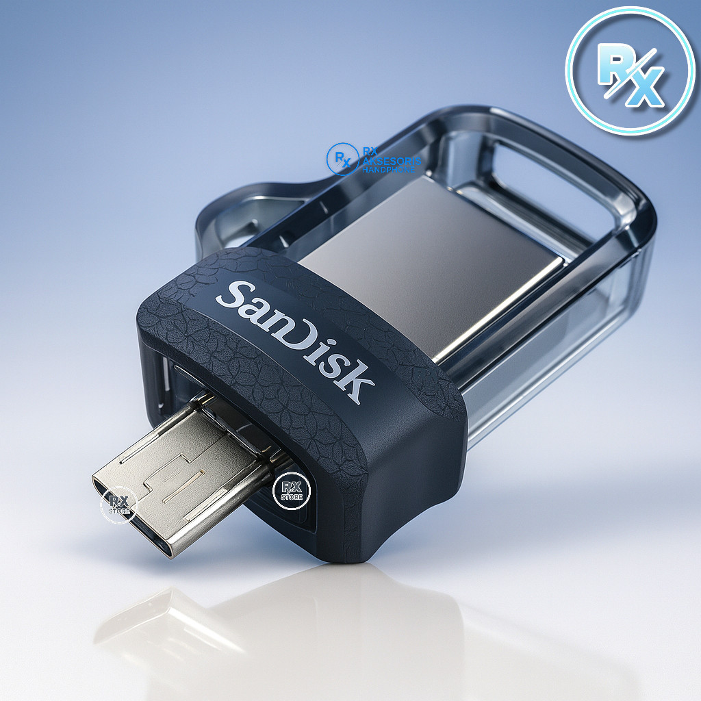 SanDisk FlashDisk Otg Micro 128GB Micro FlashDisk SanDisk 128Gb m3 128Gb 150MB/s Original