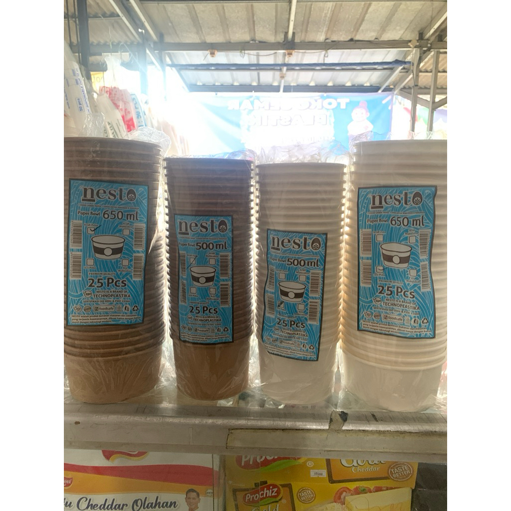 Paper Bowl NESTO 500ml dan 650ml