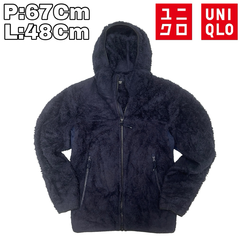 J125 Jaket Outdoor Fleece Hoodie Sherpa Polar Inner Uniqlo  Bulu Musim Dingin Winter Hiking Pendaki 