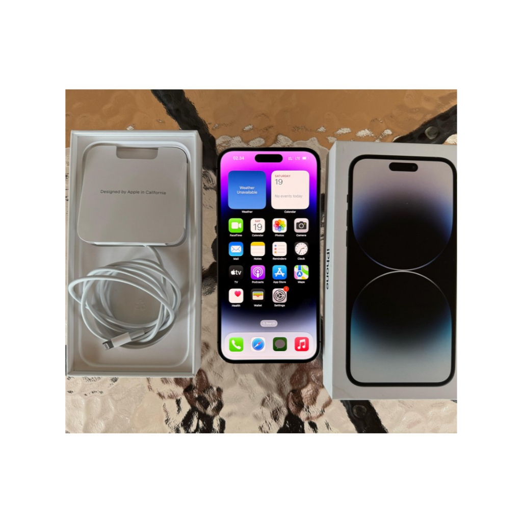 iPhone 14 Pro Max 256GB Dual SIM Fisik (ZA/A) Fulset IMEI Bea Cukai