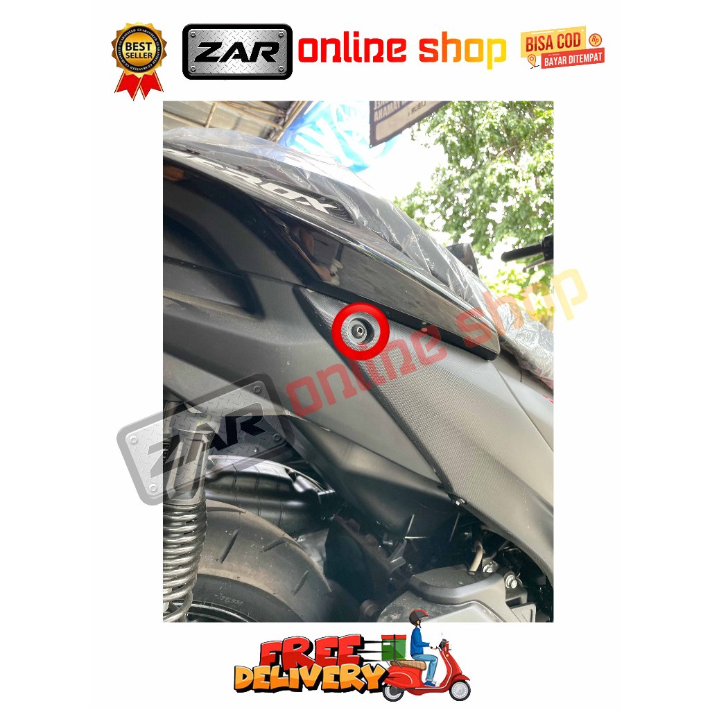 BAUT BODY SAMPING ( 1 BAUT ) MODEL SPIRAL AEROX OLD NMAX NEW N-MAX OLD NEO LEXI TURBO TAHUN 2016 - 2