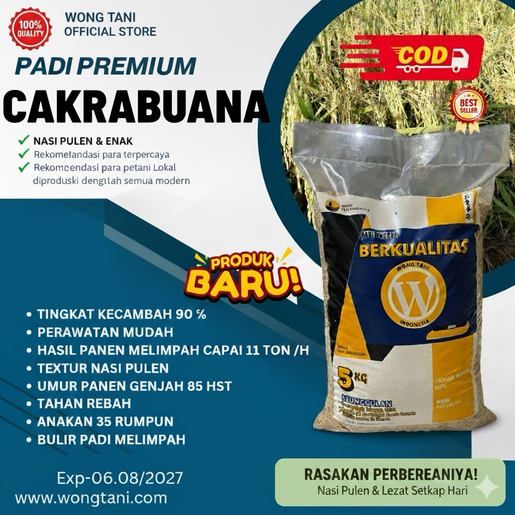 BENIH PADI UNGGUL CAKRABUANA KEMASAN 5KG