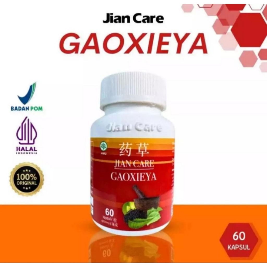 Jian Care Gaoxieya Original 1 Botol Isi 60 Capsules
