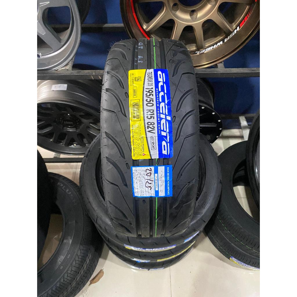 Ban Mobil Semi Slick R15 Ukuran 195 50 R15 Ban Luar Tubles Berkualitas Ban R15