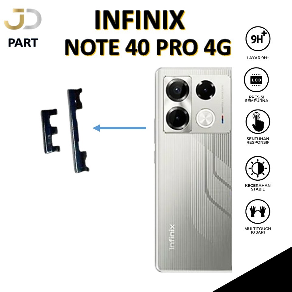 TOMBOL LUAR ON OFF + VOLUME INFINIX NOTE 40 PRO 4G