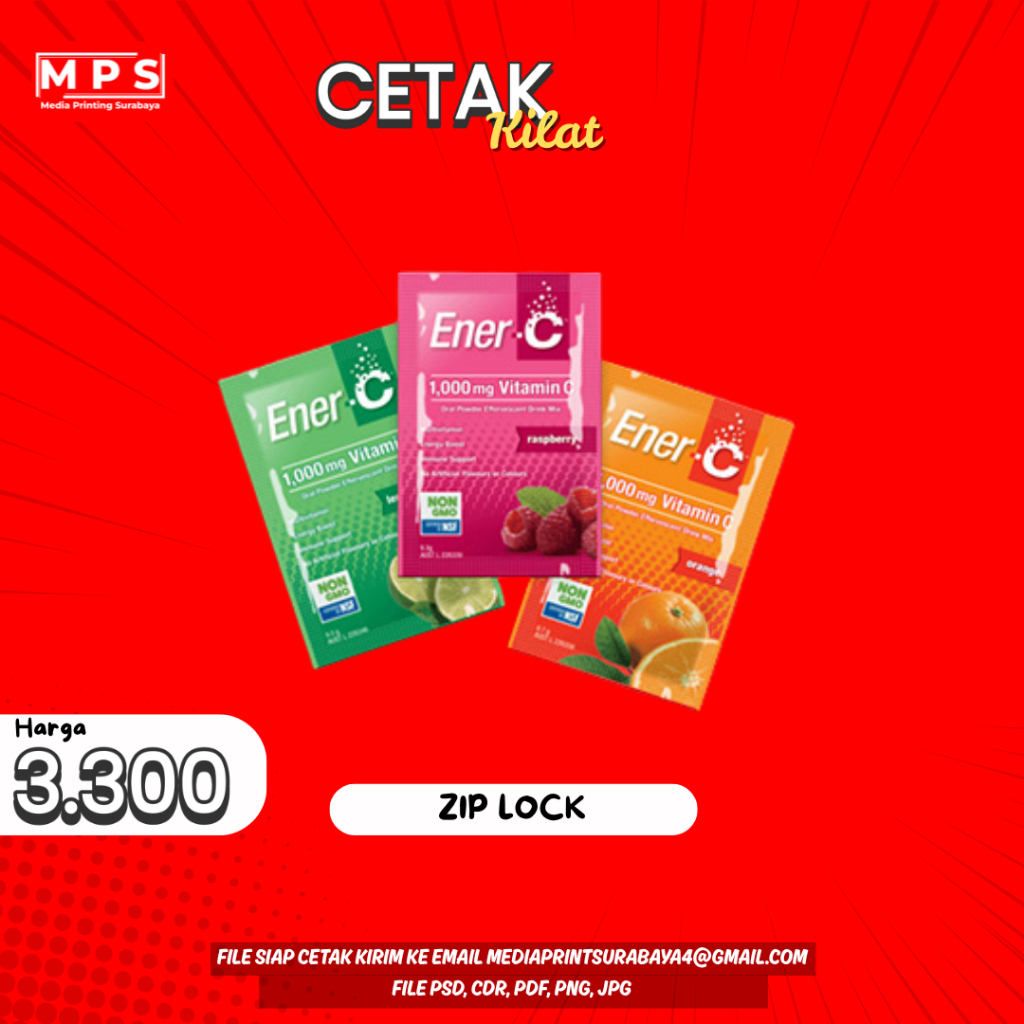 KEMASAN SACHET CUSTOM ZIP LOCK