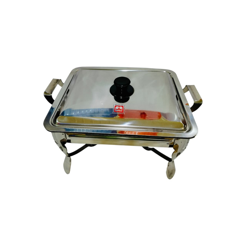 Prasmanan Stainless Chafing Dish Dengan Kompor (MPSS SS-P19) Maspion