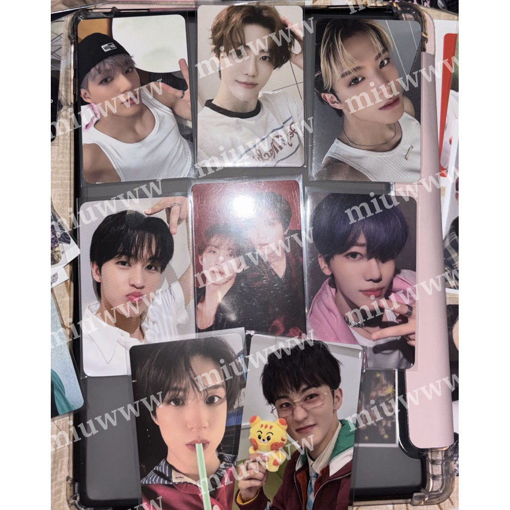 wts - want to sell aab pc nct dream jeno kutang bttf target exclusive dreamscape sedotan jaemin mark