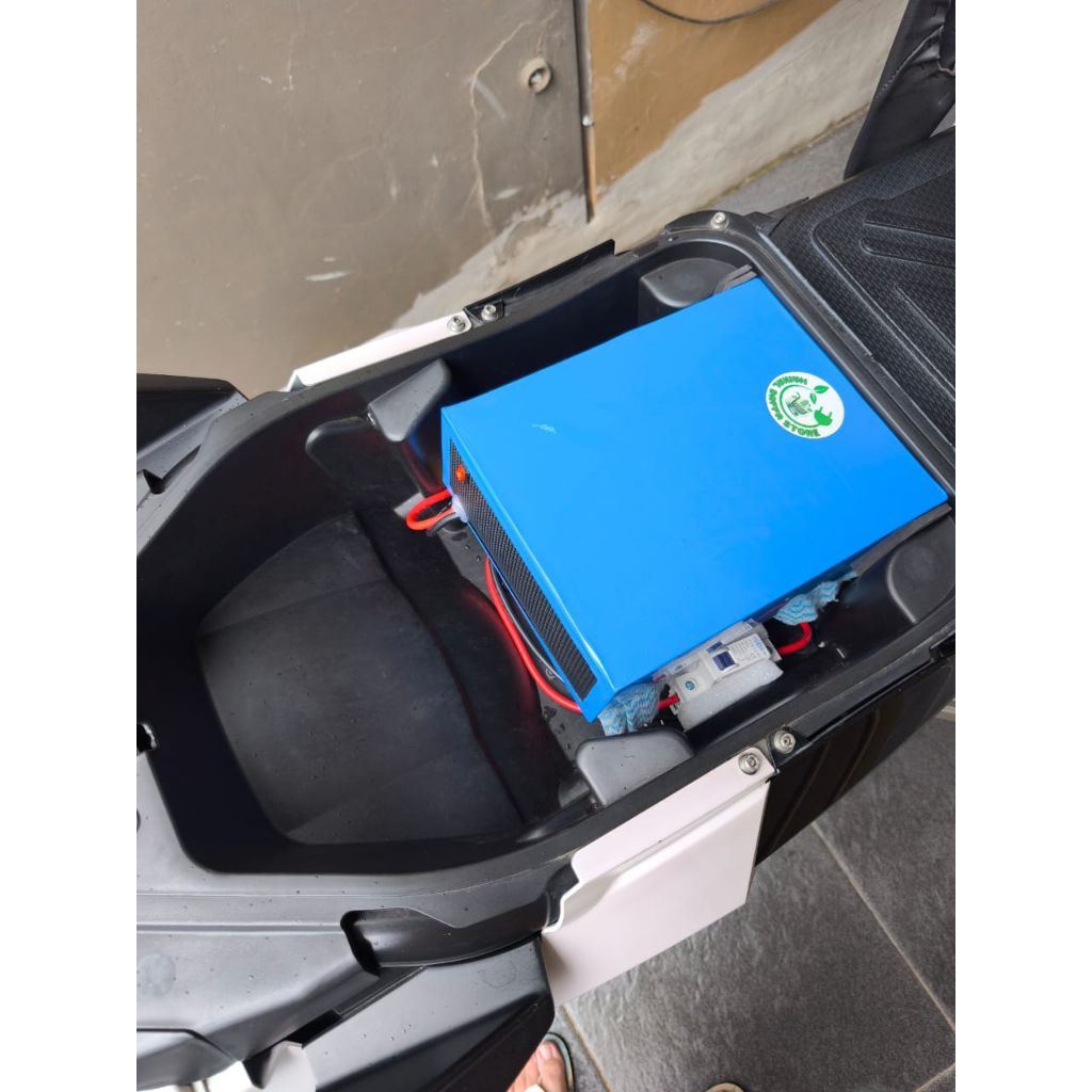 Baterai 72 volt 25 Ah alva servo new cell