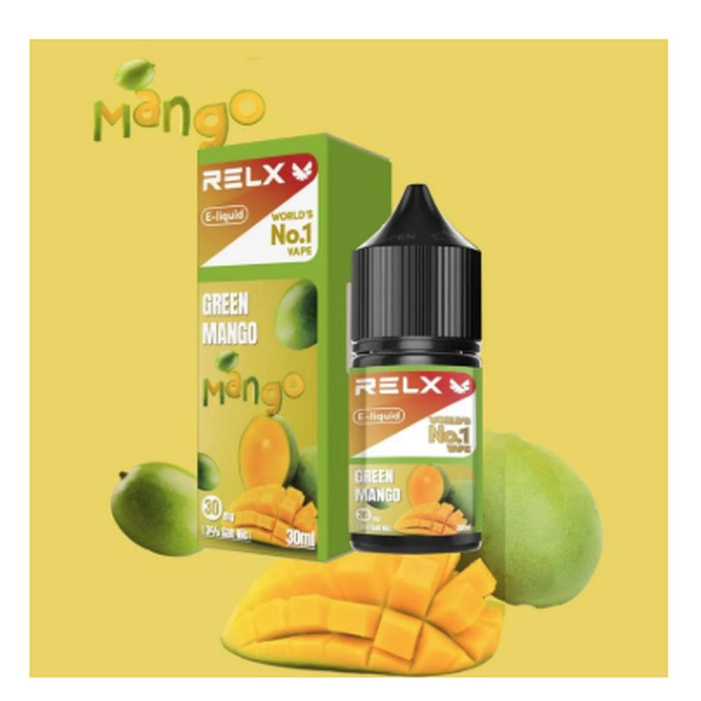 Liquid Relx Green Mango Salt Nic 30MG 30ML by RELX