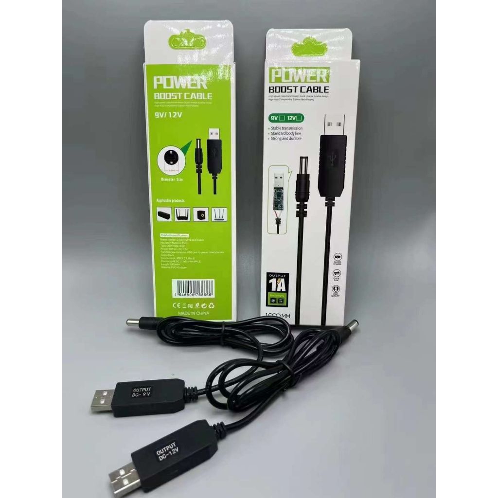 Kabel Set Up USB DC 5V to 12V Adaptor Power Bank Modem Orbit IndiHome / Kabel Power USB DC 12V Modem